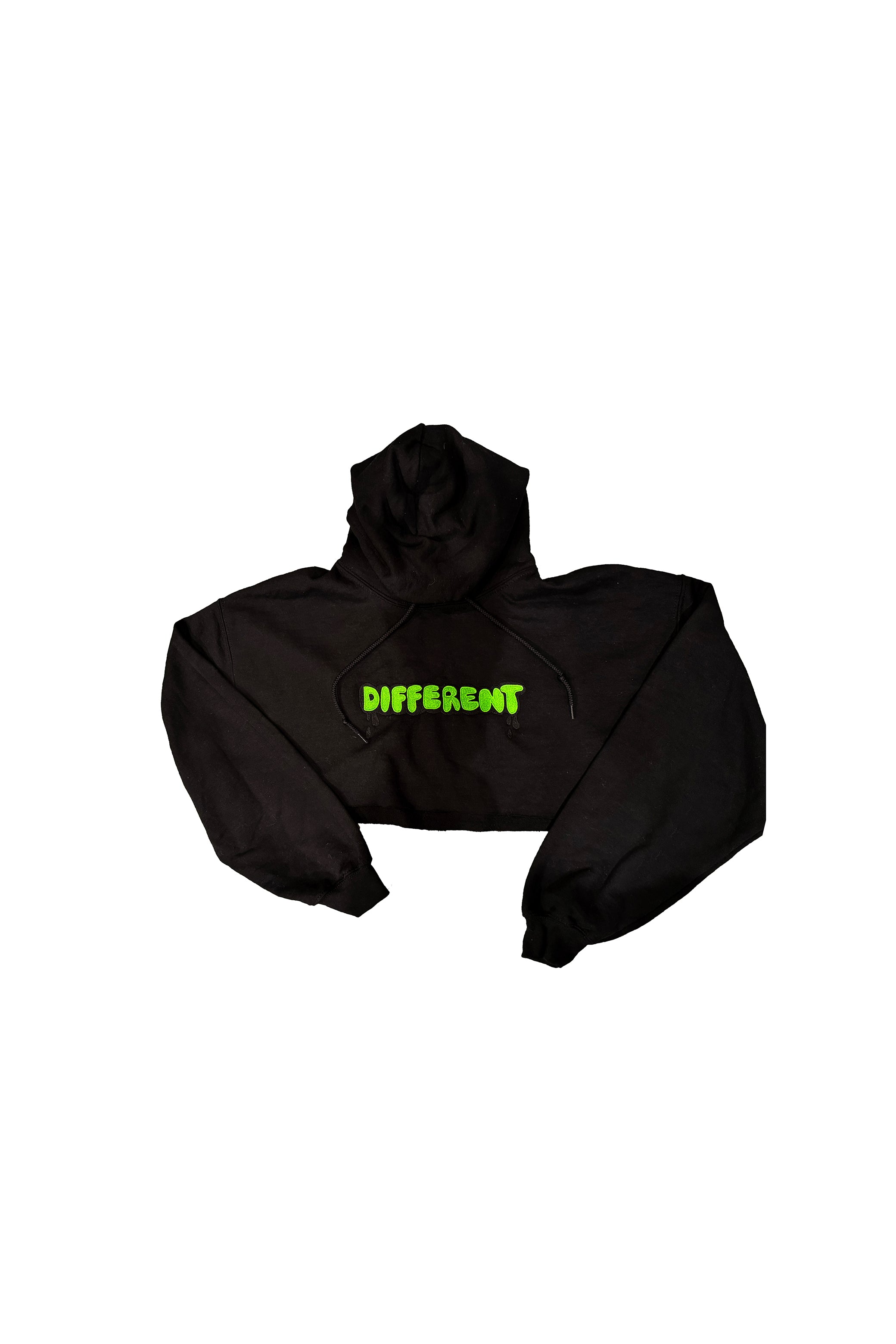 Shlime Green Cropped Different Hoodie